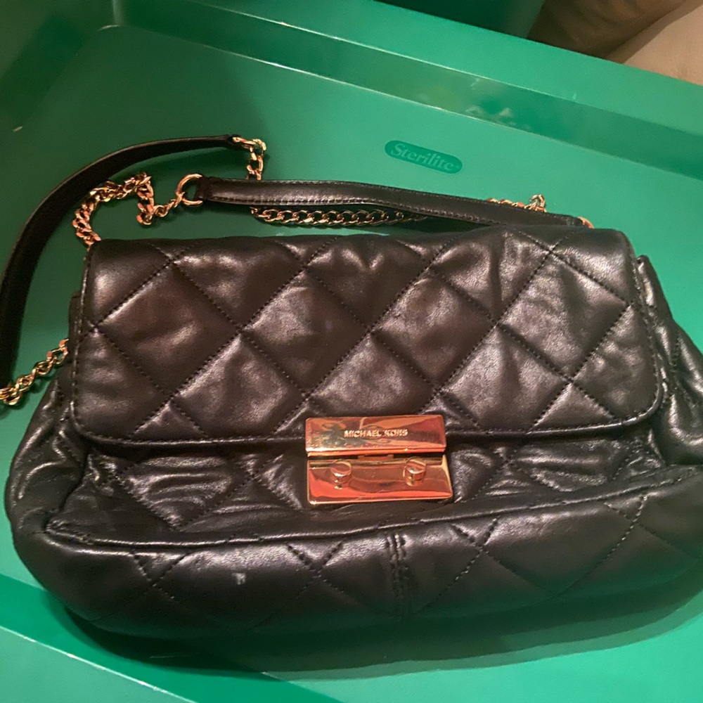 Mk quilted shoulder purse